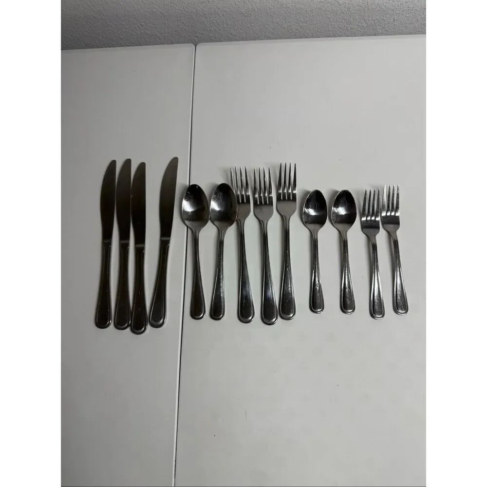 Stainless China Flatware Set 13 Pieces